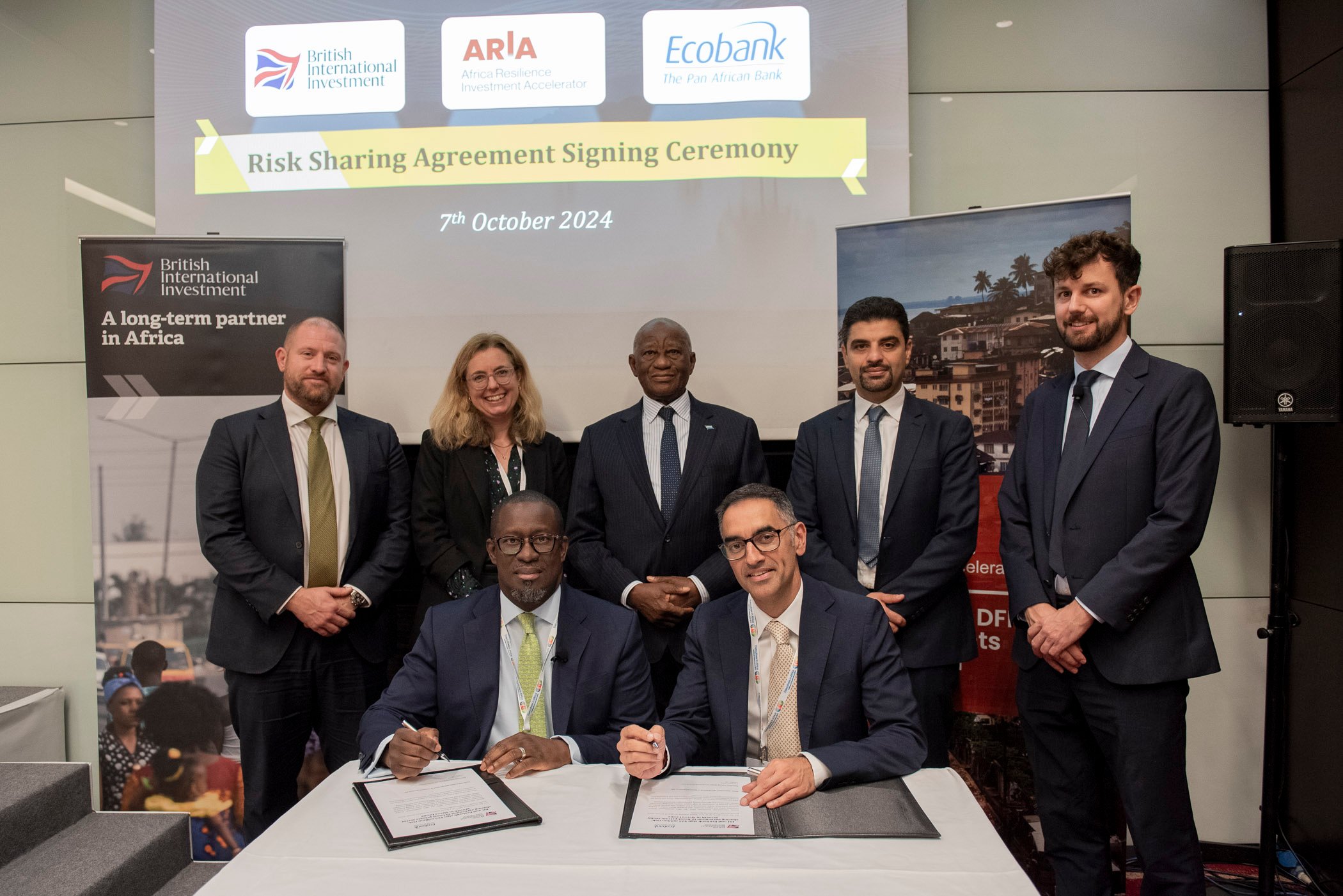 British International Investment and Ecobank Sierra Leone sign $25 million risk sharing agreement to boost private sector growth
